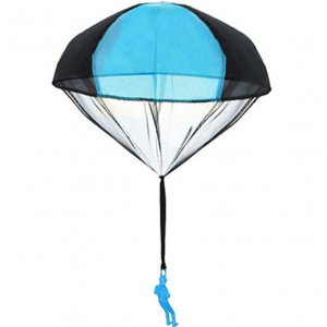 Метательная игрушка солдатик с парашютом, Синий, Velice