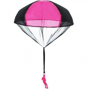 Метательная игрушка солдатик с парашютом, Розовый, Velice