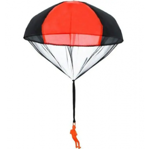 Метательная игрушка солдатик с парашютом, Красный, Velice