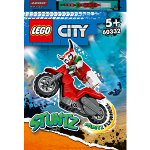 Конструктор LEGO ǀ City Stuntz Трюковой мотоцикл Отчаянной Скорпионессы 5+ 15 деталей (60332)