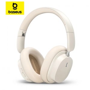 Беспроводные наушники Baseus Bowie Bluetooth 5.3 Earphone HIFI Stereo Headset 40mm, Белый (D05)