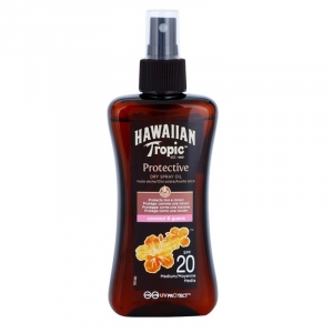 Водостойкое сухое масло для загара Hawaiian Tropic Protective SPF 20 200 мл (113653)