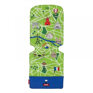 Универсальный матрасик для коляски, Maclaren (Paris City Map)