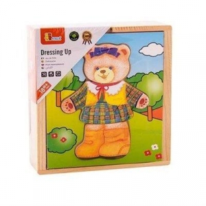 Игровой набор Viga Toys "Гардероб медведицы"