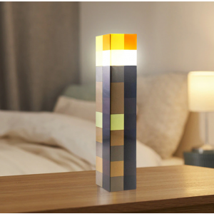 Светильник ночник LED Факел из Minecraft аккамуляторный USB